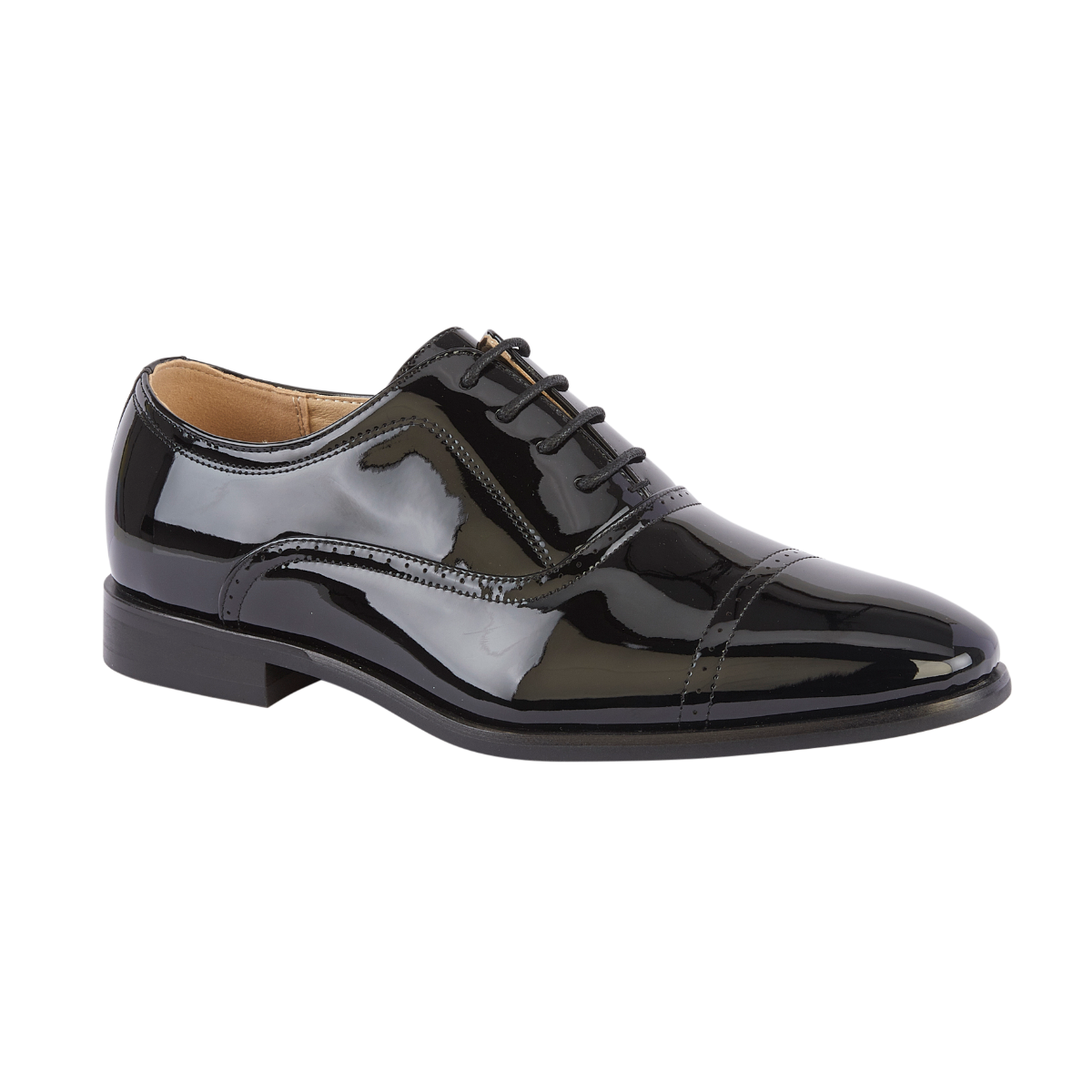 Pablo Black Patent Wide Fitting