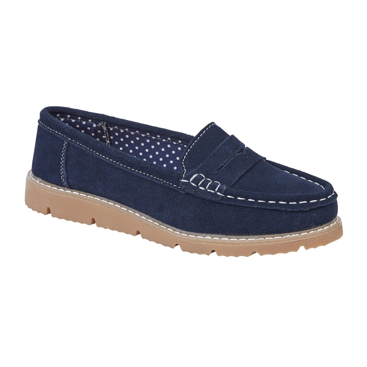 Shore Navy Suede