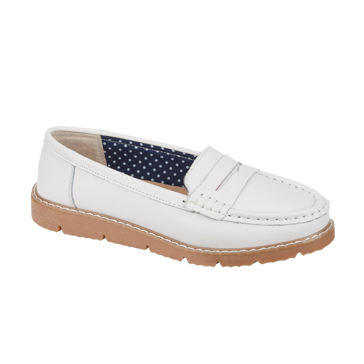 Shore White Leather