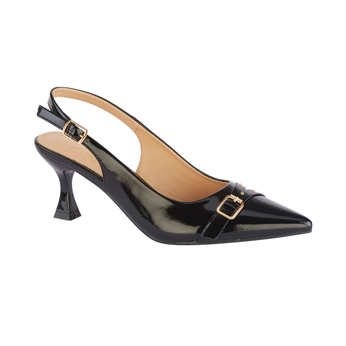 Sophia Black Crinkle Patent