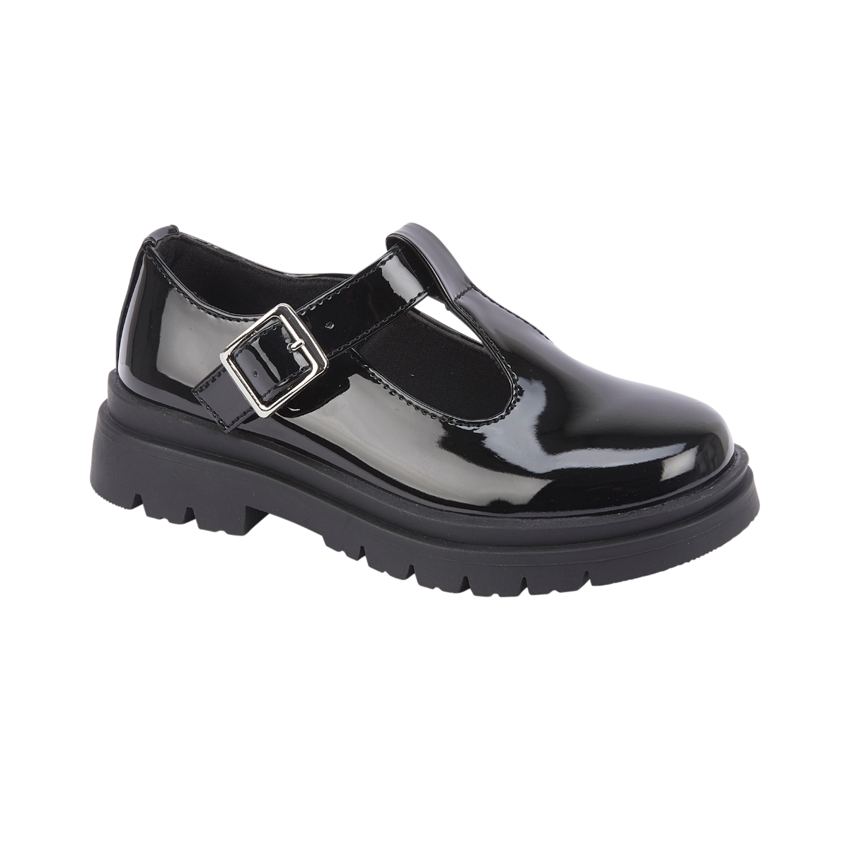 Tumble Black Patent 8 - 2
