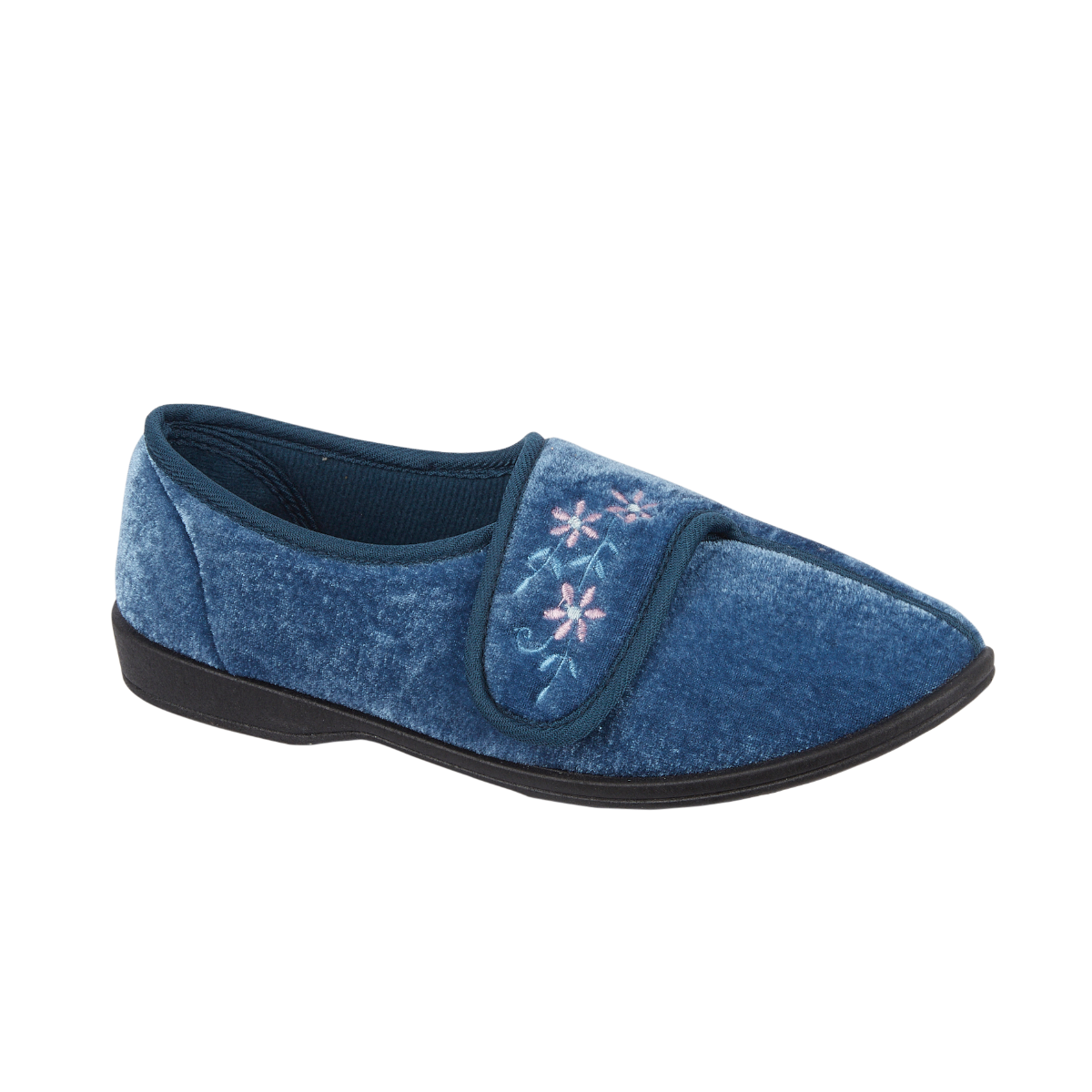 Veronica Navy Slipper