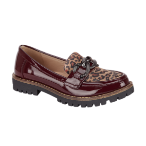 Bombay Burgundy Patent/Leopard