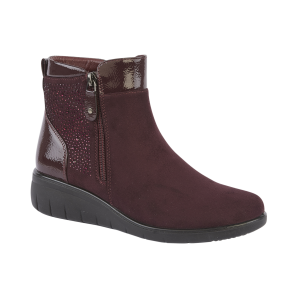 Gorse Burgundy Crinkle Patent/MF