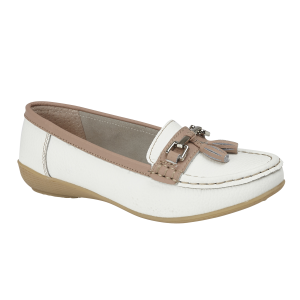 Seafairer Wide Fit White/Mocha